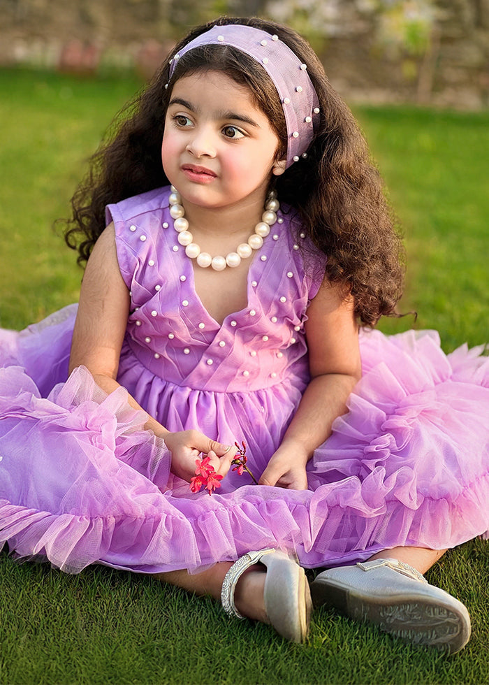 Fairy Bloom by Modest Stitched kids Formals Collection'2025-Lilac Pearl