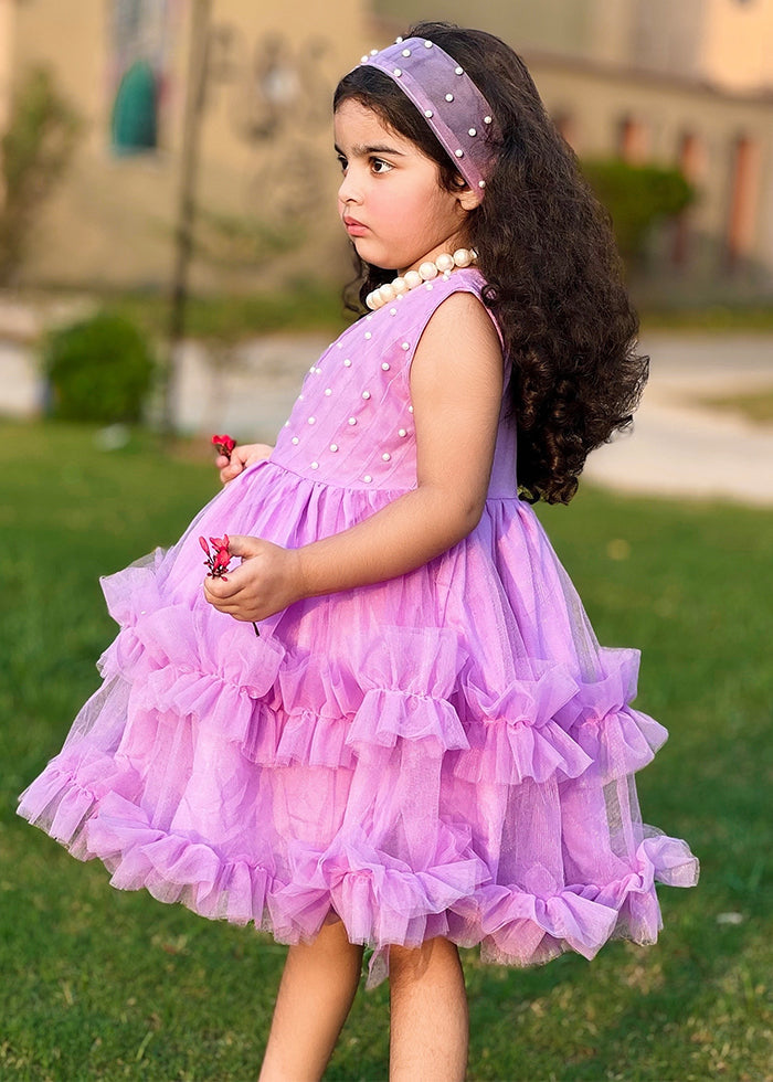Fairy Bloom by Modest Stitched kids Formals Collection'2025-Lilac Pearl