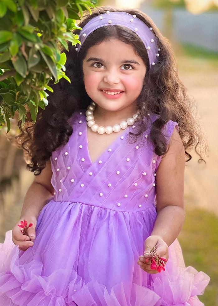 Fairy Bloom by Modest Stitched kids Formals Collection'2025-Lilac Pearl