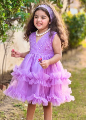 Fairy Bloom by Modest Stitched kids Formals Collection'2025-Lilac Pearl