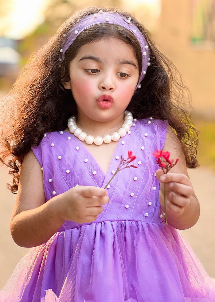 Fairy Bloom by Modest Stitched kids Formals Collection'2025-Lilac Pearl