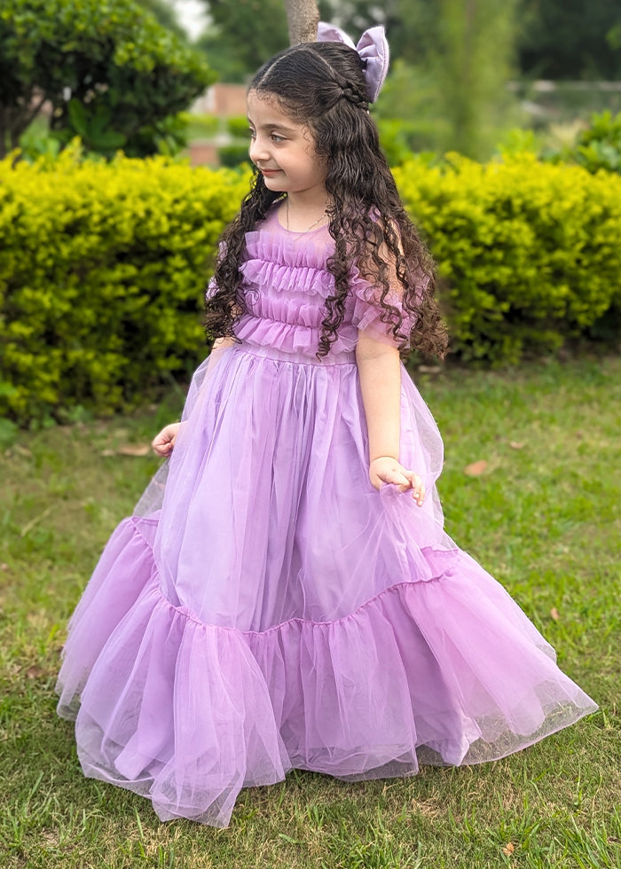 Fairy Bloom by Modest Stitched kids Formals Collection'2025-Lavender Bloom