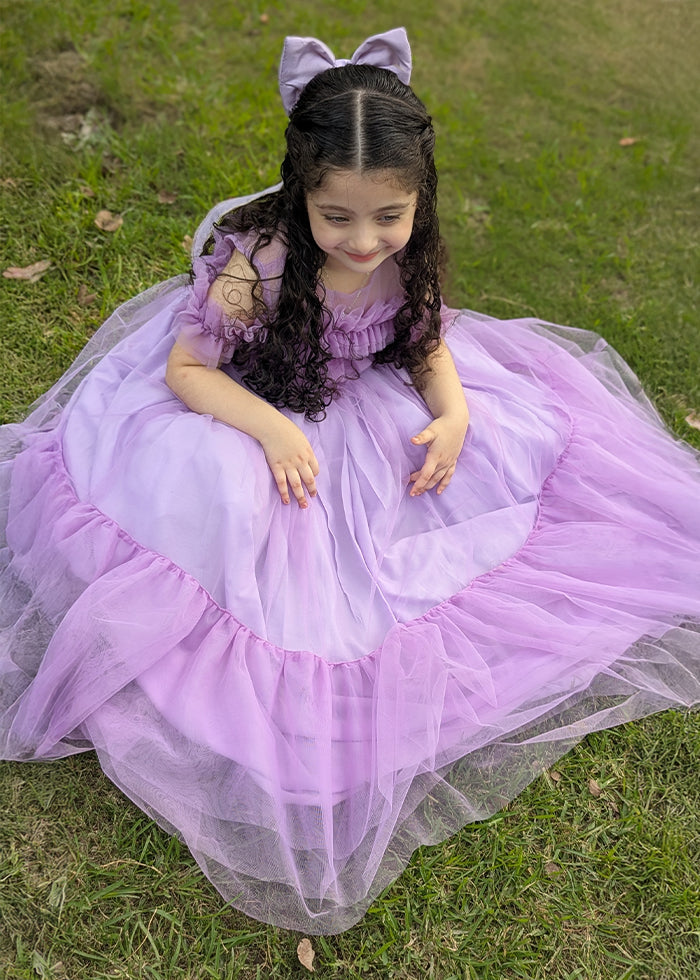 Fairy Bloom by Modest Stitched kids Formals Collection'2025-Lavender Bloom