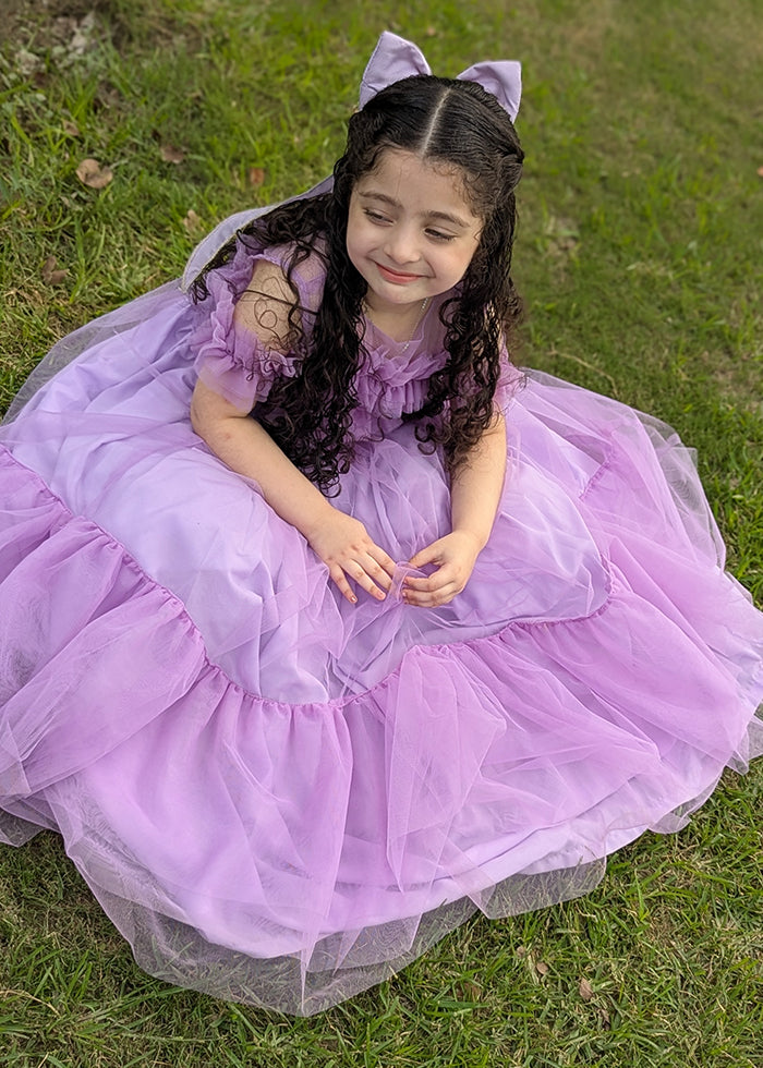 Fairy Bloom by Modest Stitched kids Formals Collection'2025-Lavender Bloom