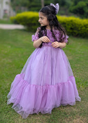 Fairy Bloom by Modest Stitched kids Formals Collection'2025-Lavender Bloom