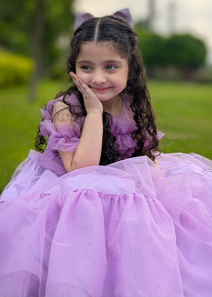 Fairy Bloom by Modest Stitched kids Formals Collection'2025-Lavender Bloom