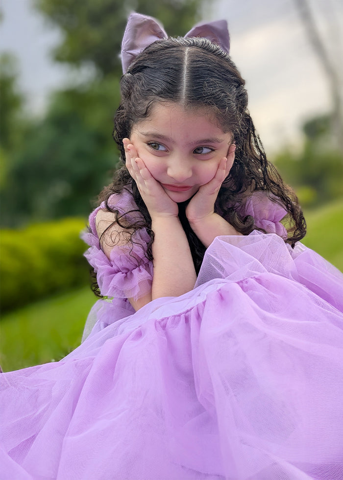 Fairy Bloom by Modest Stitched kids Formals Collection'2025-Lavender Bloom