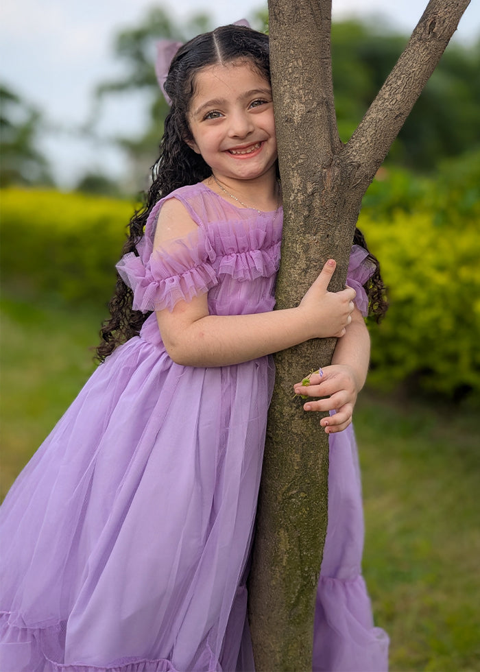 Fairy Bloom by Modest Stitched kids Formals Collection'2025-Lavender Bloom