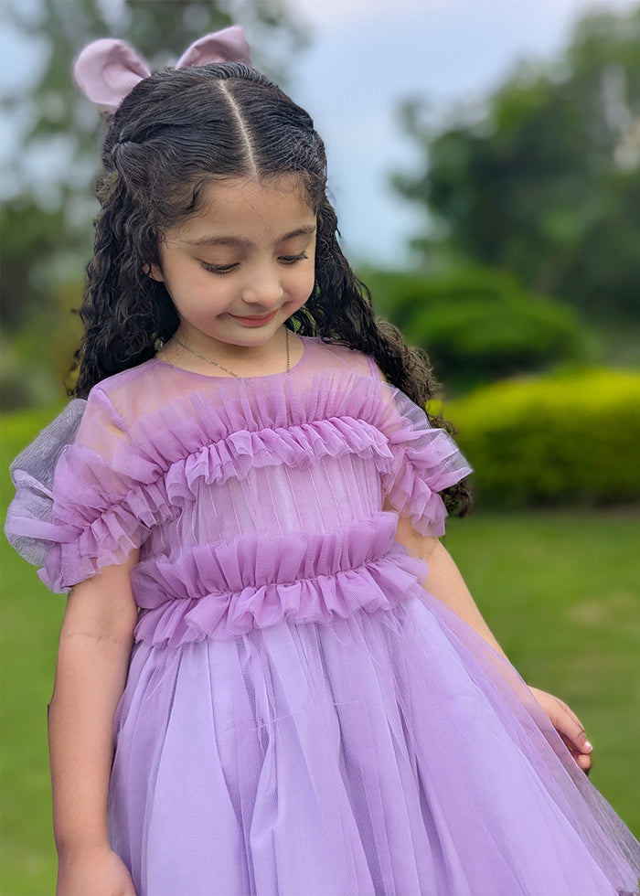 Fairy Bloom by Modest Stitched kids Formals Collection'2025-Lavender Bloom