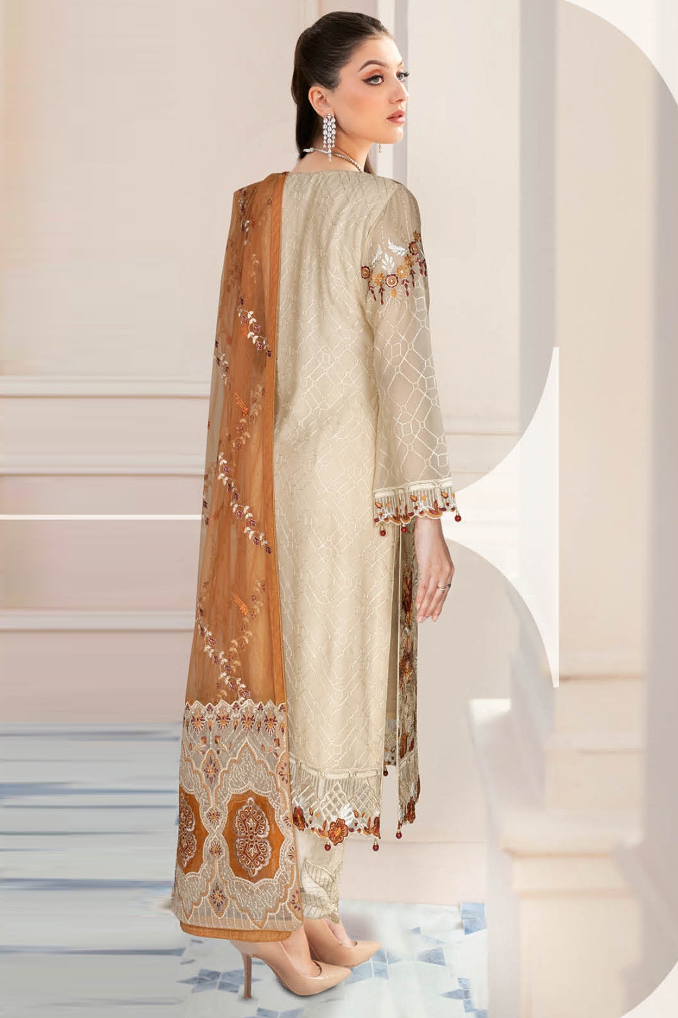 Nayab Ramsha Unstitched 3 Piece Formals Vol-05 Collection'2025-N-503