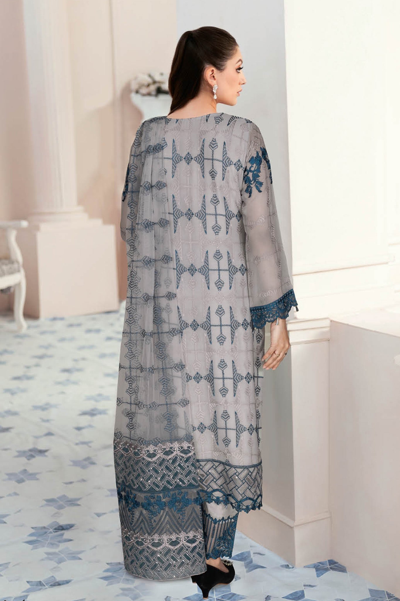 Nayab Ramsha Unstitched 3 Piece Formals Vol-05 Collection'2025-N-504