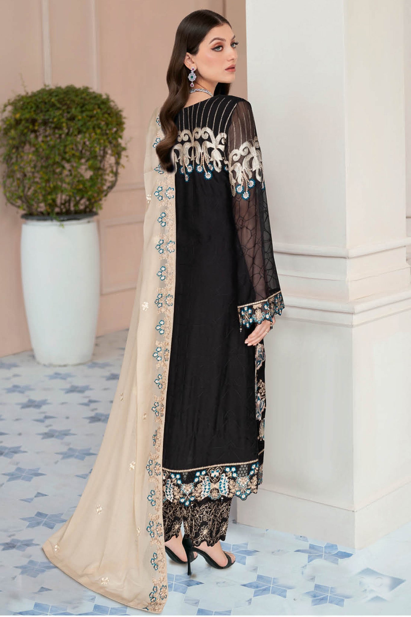 Nayab Ramsha Unstitched 3 Piece Formals Vol-05 Collection'2025-N-508