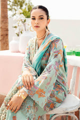 Rangrez By Ramsha Unstitched 3 Piece Luxury Lawn Vol-06 Collection-N-607