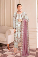 Nayab by Ramsha Unstitched 3 Piece Weightless Chiffon Vol-02 Collection'2023-N-210