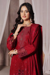 Dressline Semi Stitched 3 Pcs Emb Viscose Zari Collection