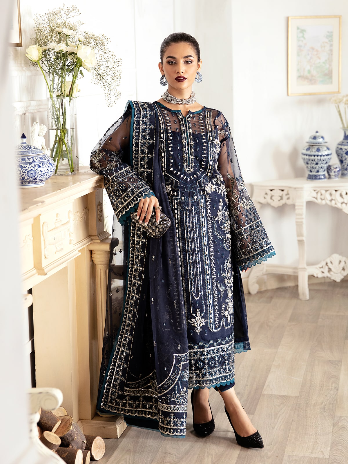 Gulaal Unstitched 3 Piece Luxury Pret Vol-02 Collection'2023-Sabela GL-LP-V2-15