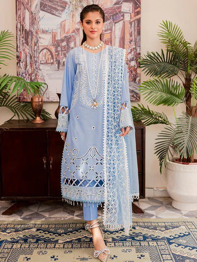 Nuray e Nazar by Parishay Unstitched 3 Piece Eid Lawn Collection'2023-NEE-01