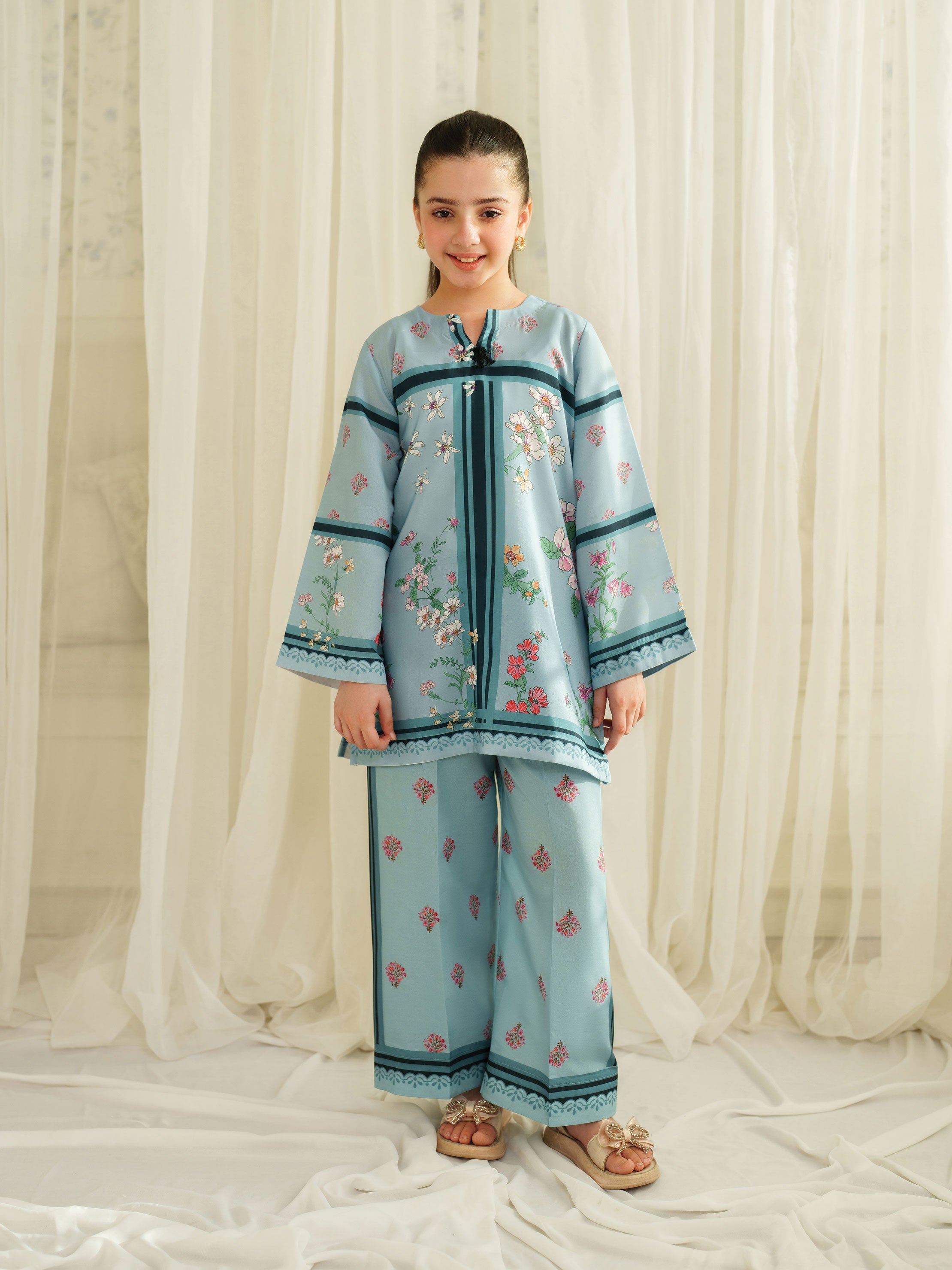 The Bloom Edit by Garnet Stitched 2 Piece Kids Summer Collection'2025-Noa
