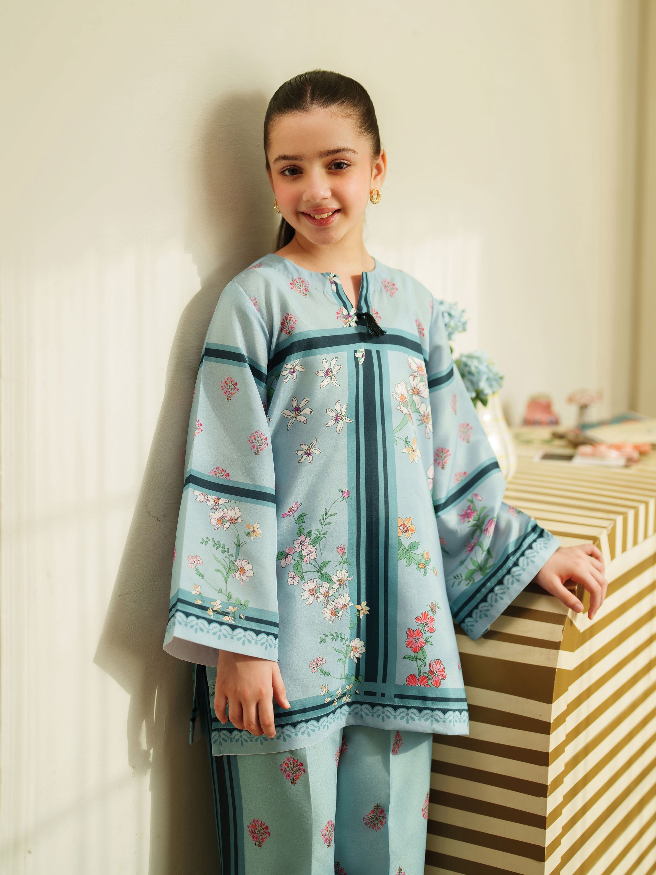 The Bloom Edit by Garnet Stitched 2 Piece Kids Summer Collection'2025-Noa
