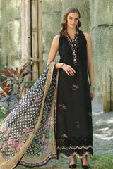 Noor By Saadia Asad Unstitched 3 Piece Eid Luxe Printedkari Collection-10-B