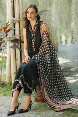 Noor By Saadia Asad Unstitched 3 Piece Eid Luxe Printedkari Collection-10-B