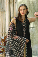 Noor By Saadia Asad Unstitched 3 Piece Eid Luxe Printedkari Collection-10-B