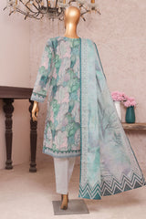 Nayab By HZ Unstitched 3 Piece Printkari Doriya Collection'2025-NPE-03