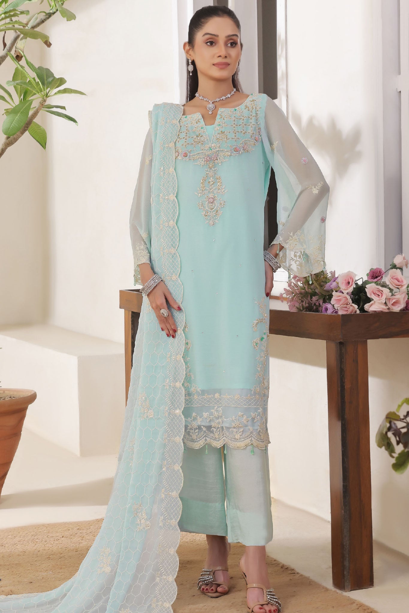 Nurin By Soghat Unstitched 3 Piece Luxury Chiffon Collection'2025-NURIN-02