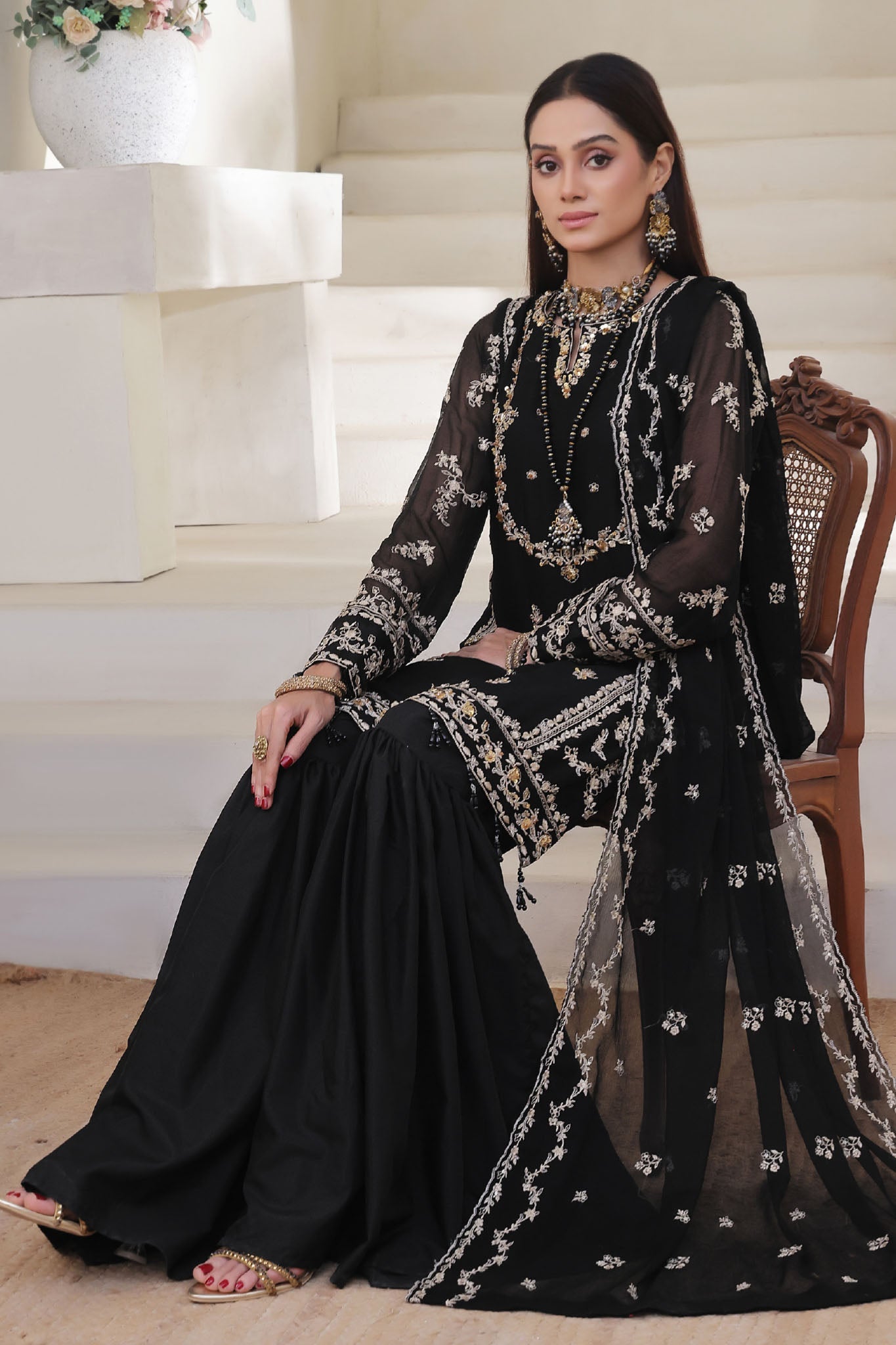 Nurin By Soghat Unstitched 3 Piece Luxury Chiffon Collection'2025-NURIN-03