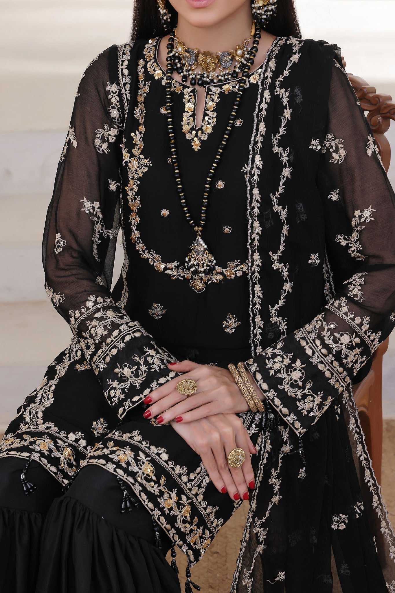 Nurin By Soghat Unstitched 3 Piece Luxury Chiffon Collection'2025-NURIN-03