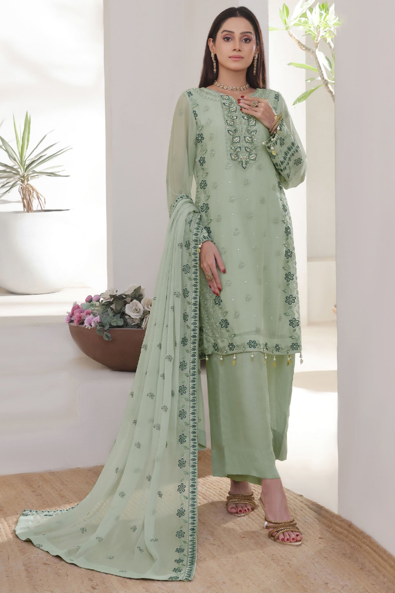 Nurin By Soghat Unstitched 3 Piece Luxury Chiffon Collection'2025-NURIN-04