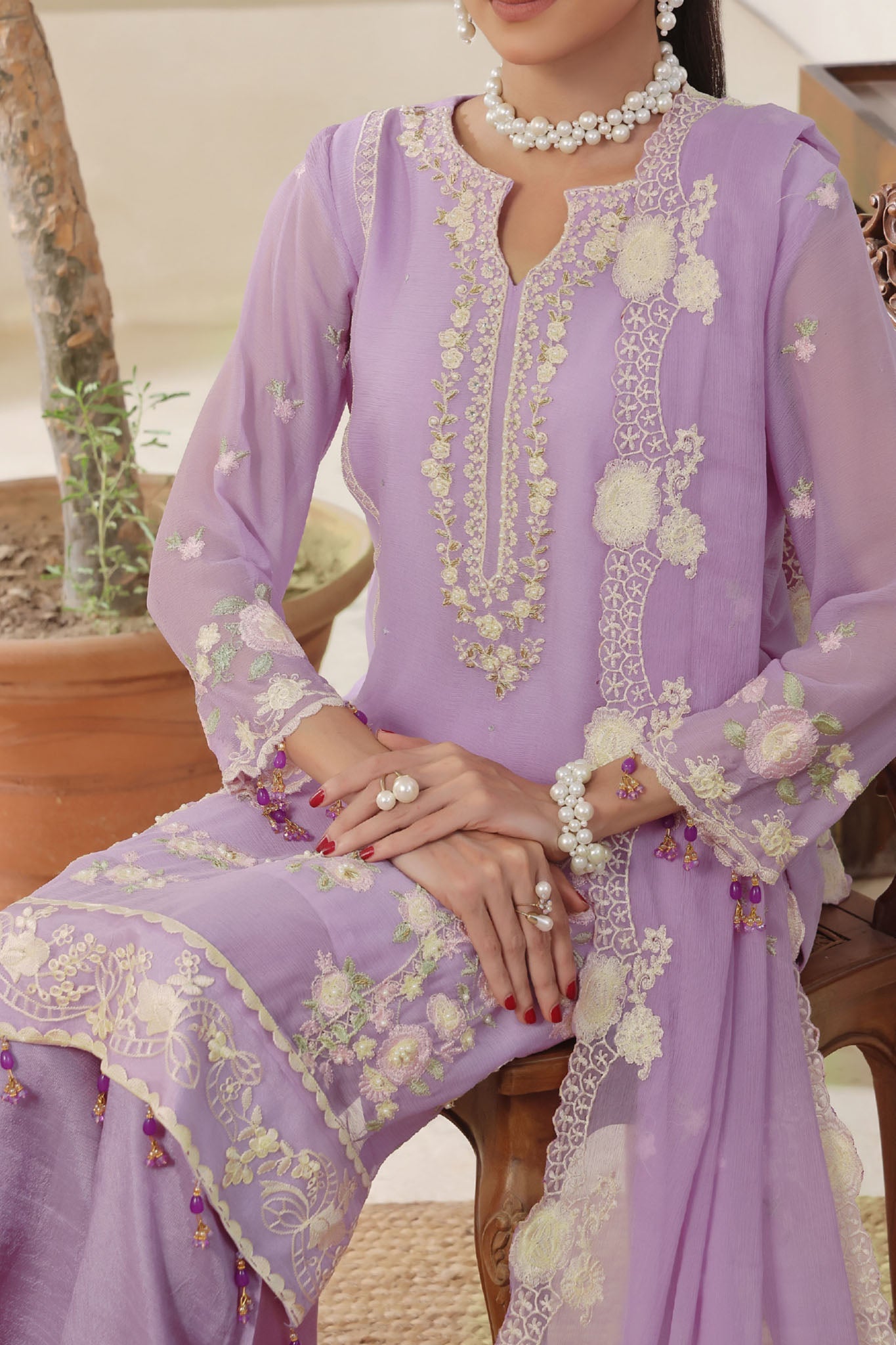 Nurin By Soghat Unstitched 3 Piece Luxury Chiffon Collection'2025-NURIN-05
