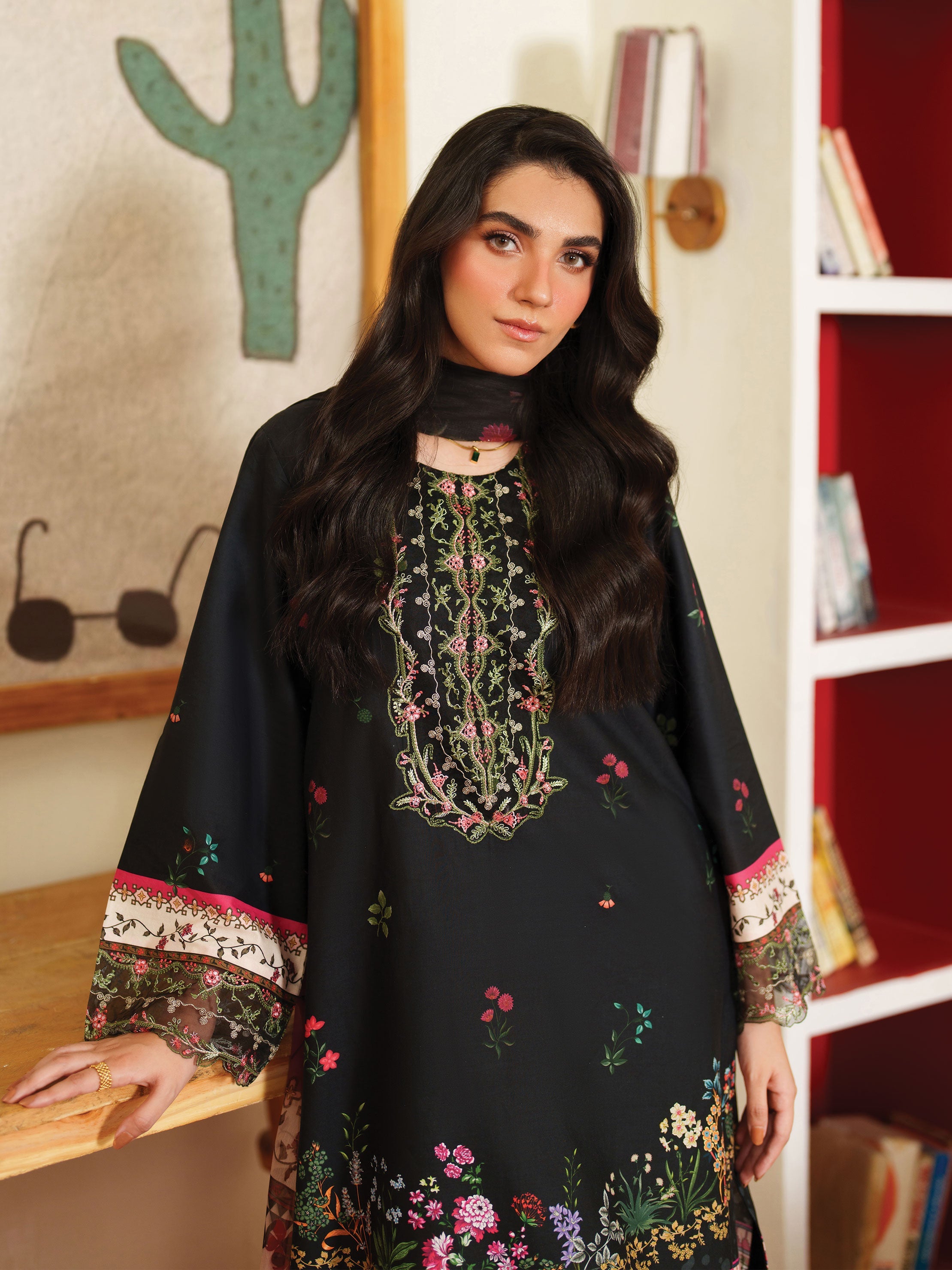 The Bloom Edit by Garnet Stitched 3 Piece Summer Collection'2025-Nyssa