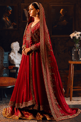 Qarmazi By Zaaviay Stitched Nazanin