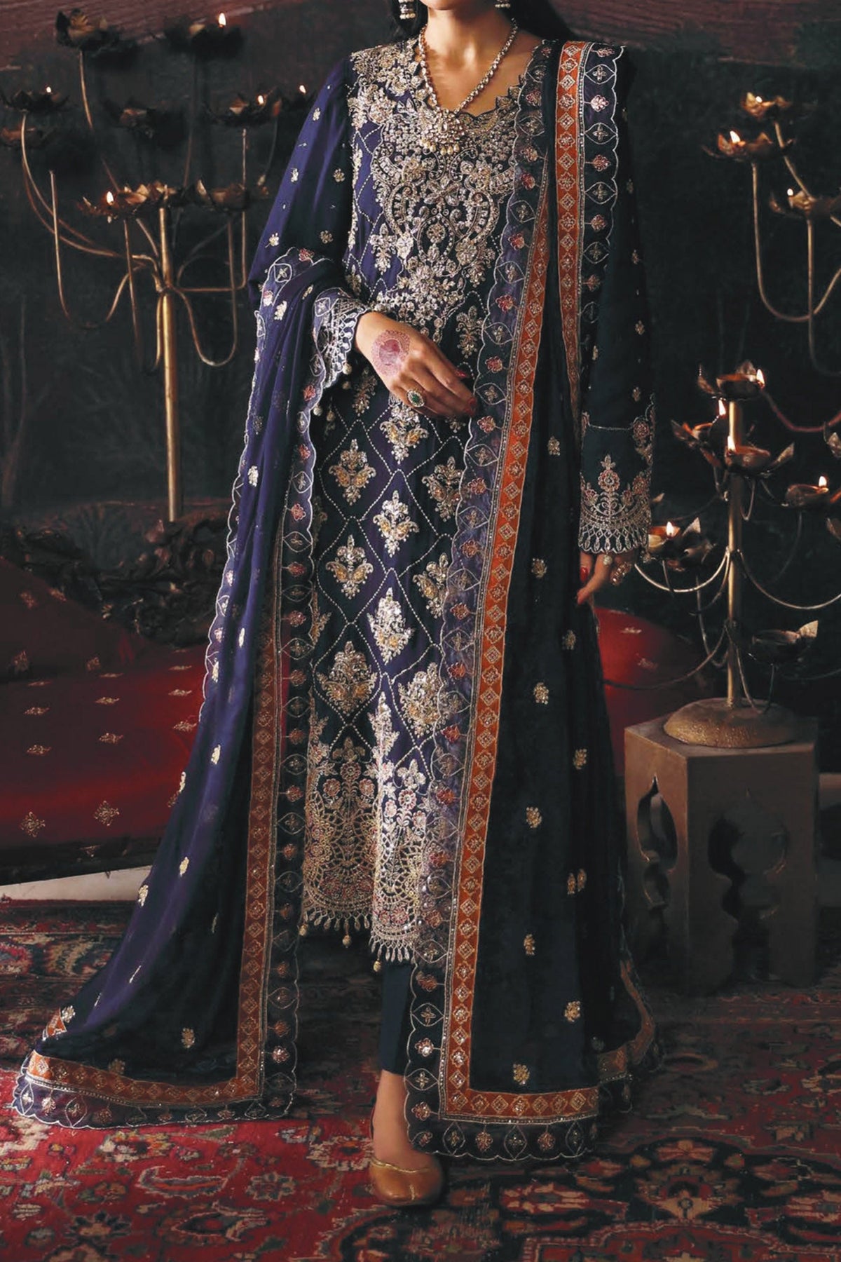 Devdas by Emaan Adeel Unstitched 3 Piece Luxury Festive Formals Collection'2024-Nazgul