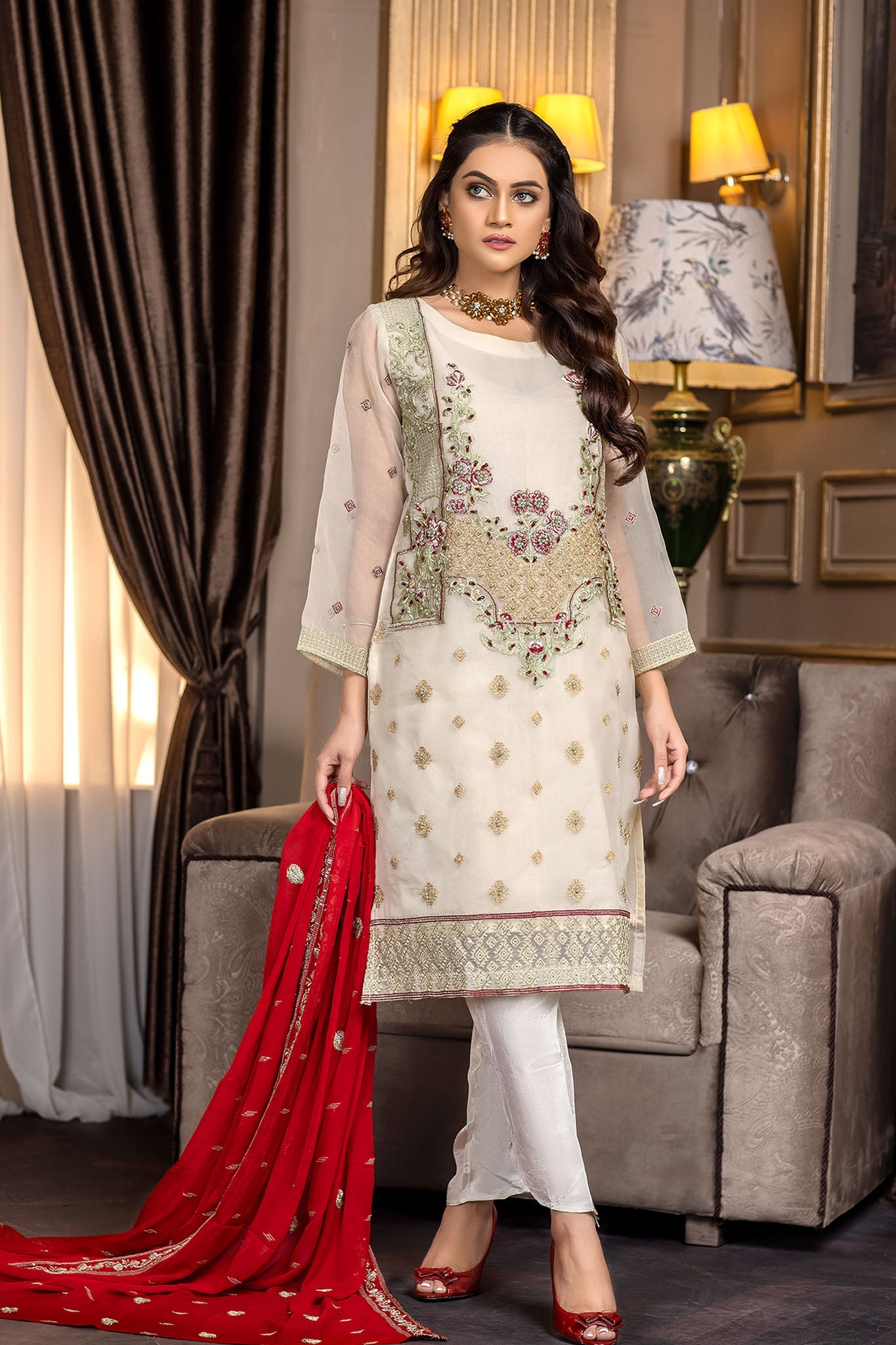 Ketifa Unstitched 3 Piece Festive Wedding Collection'2025-Nz 0104