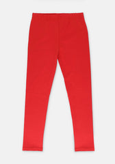 Ochre Clothing Girls Jersey Tights Collection'2025-Red Girls Tights