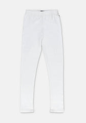 Ochre Clothing Girls Jersey Tights Collection'2025-White Girls Tights