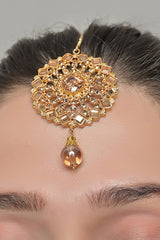 Luxe Teeka OLJ-431-Golden And Champagne