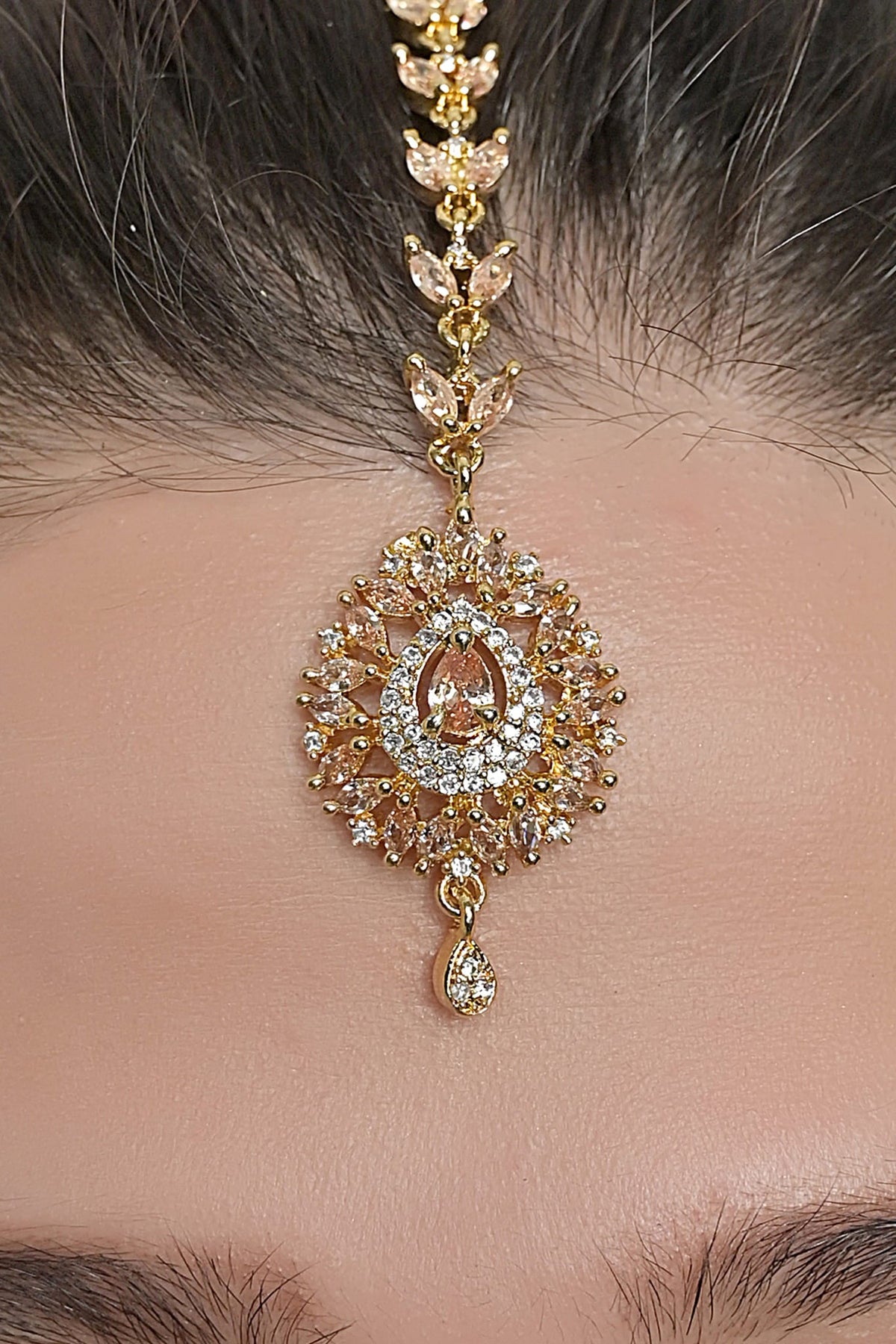 Luxe Teeka OLJ-462-Golden And Champagne