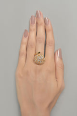 Whimsical Ring Vol-03-OLJ-578-Golden