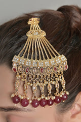 Luxe Jhoomer OLJ-647-Golden And Ruby