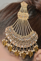 Luxe Jhoomer OLJ-652-Golden And Champagne