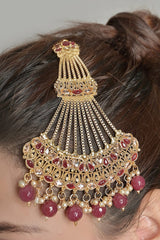 Luxe Jhoomer OLJ-653-Golden And Ruby