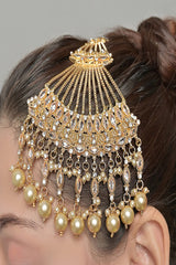 Luxe Jhoomer OLJ-663-Golden And Pearl