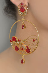 Sparkling Chand Bali Vol 01-OLJ-09-Golden And Ruby