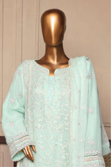 Bin Saeed Stitched 3 Piece Fancy Formals Collection'2025-OMSC-2292-Ferozi
