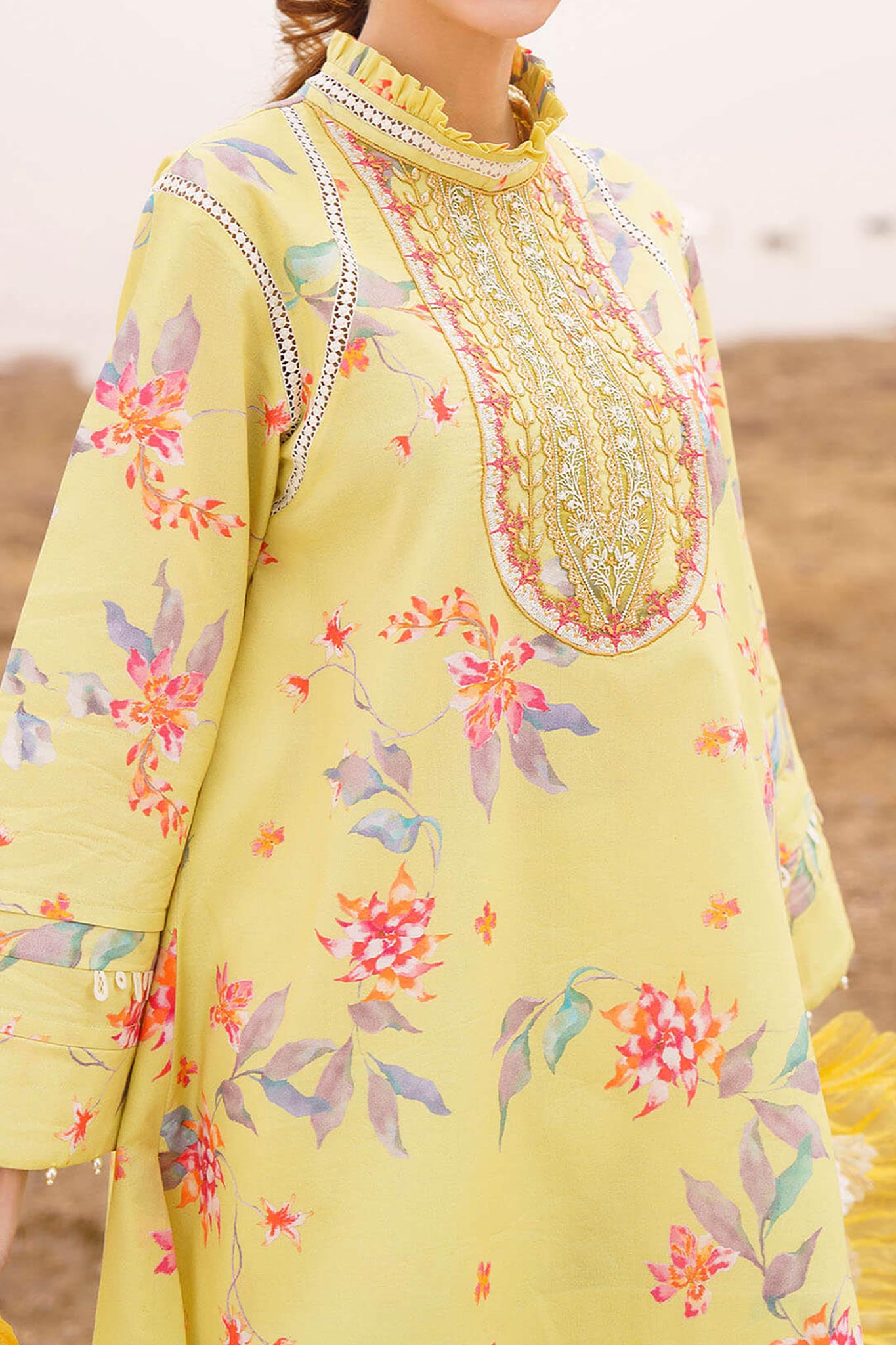 Meraki by Asifa N Nabeel Unstitched 3 Piece Lawn Collection'2024-Orchid