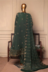 Bin Saeed Stitched 3 Piece Fancy Formals Collection'2025-Owsc-2295-Green