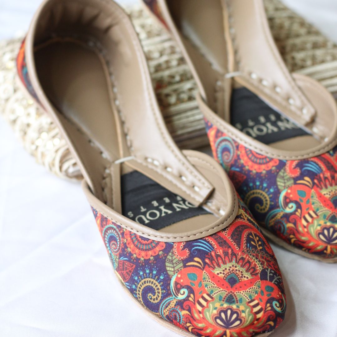 On Your Feets Casual Khussa-Orchid Mirage
